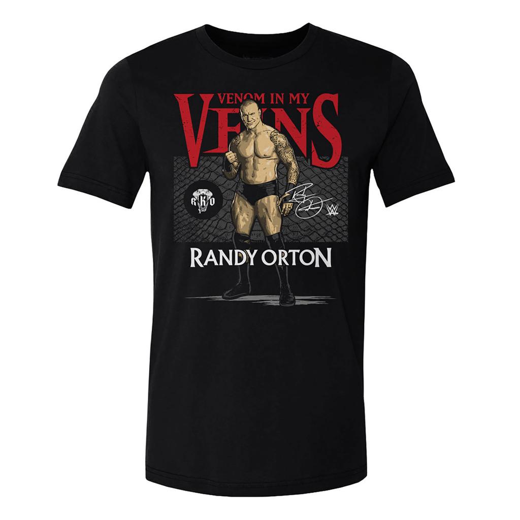 2024 Summer Men's 3D Printed Renowned Wrestler Tan Randy T-shirt Children's Street Sports Large Size Top Sports Large Size Top