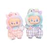 17cm Clothing Labubu Baby Clothes Set Sitting Party Vinyl Pendant Pulling Cloth Universal