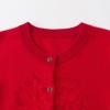 Women's Thick Wool Sweater for Middle-Aged & Elderly - Half-Zip Autumn/Winter Cardigan