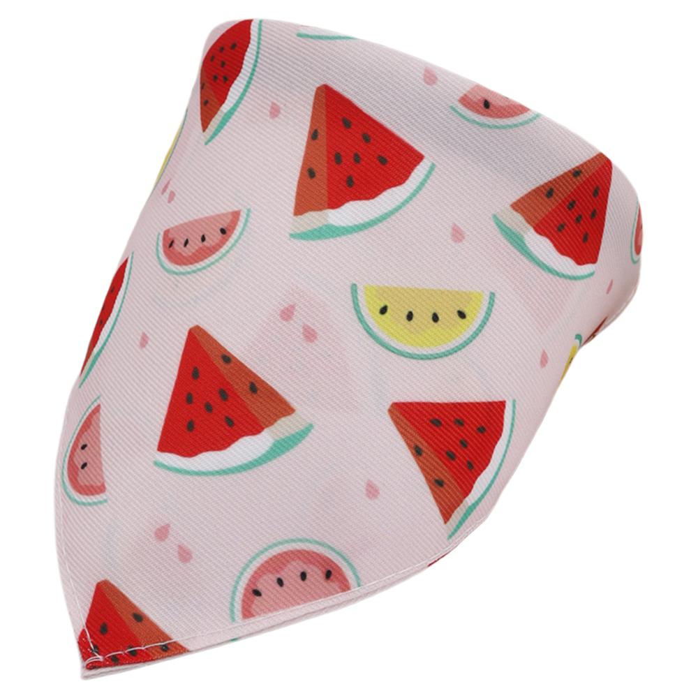 Adjustable Pet Bandana Cotton - Dog Cat Cartoon Print Drool Bib for Daily Use, Triangle Scarf Puppy Kitten Neckwear
