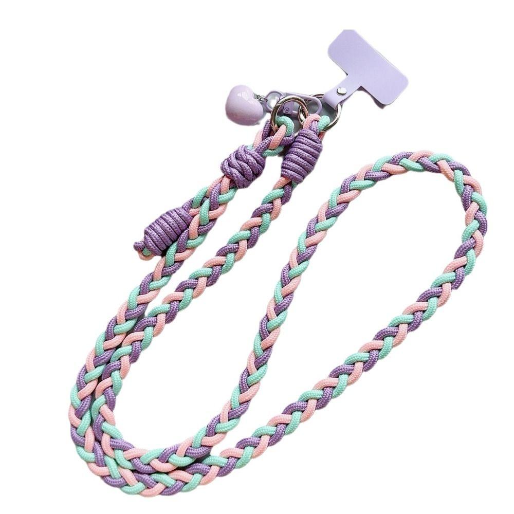 Anti-loss Phone Hanging Chain Nylon Mobile Phone Lanyard DIY Phone Crossbody Chain  Christmas Gifts