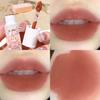 JUJU Velvet Lip Glaze Matte Matte Fake Plain White Honey Peach Cheap Lip Paste