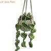 Y4UA Car Hanging-Handmade Rear View Mirrior Charm Car Decorations Knitted Hanging- Planters for for Car Home-Decoration