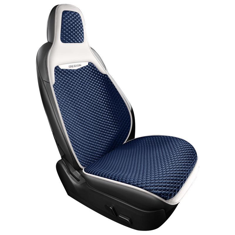 Universal Four-Season Car Seat Cushion: New Energy One-Piece Saddle Cover with Half-Wrap Design