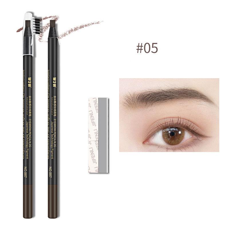 

Легко окрашиваемый карандаш для бровей, водонепроницаемый, устойчивый к поту и размазыванию, твердый карандаш для бровей 05#