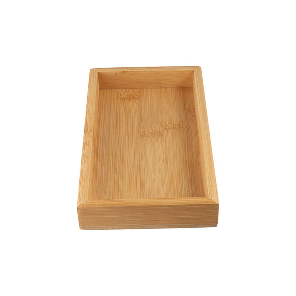 Bamboo Wooden Tea Tray Rectangular Dinner Plate Tableware Serving Tray  Hotel