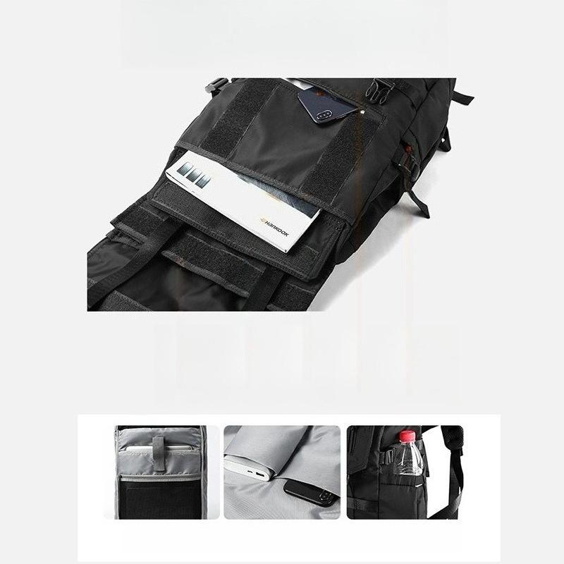 Large Backpack Fashion Man Schoolbag 17in Travel Backpacks Oxford Cloth Male Laptop Rucksack Sport Student Bagpack 20-35L