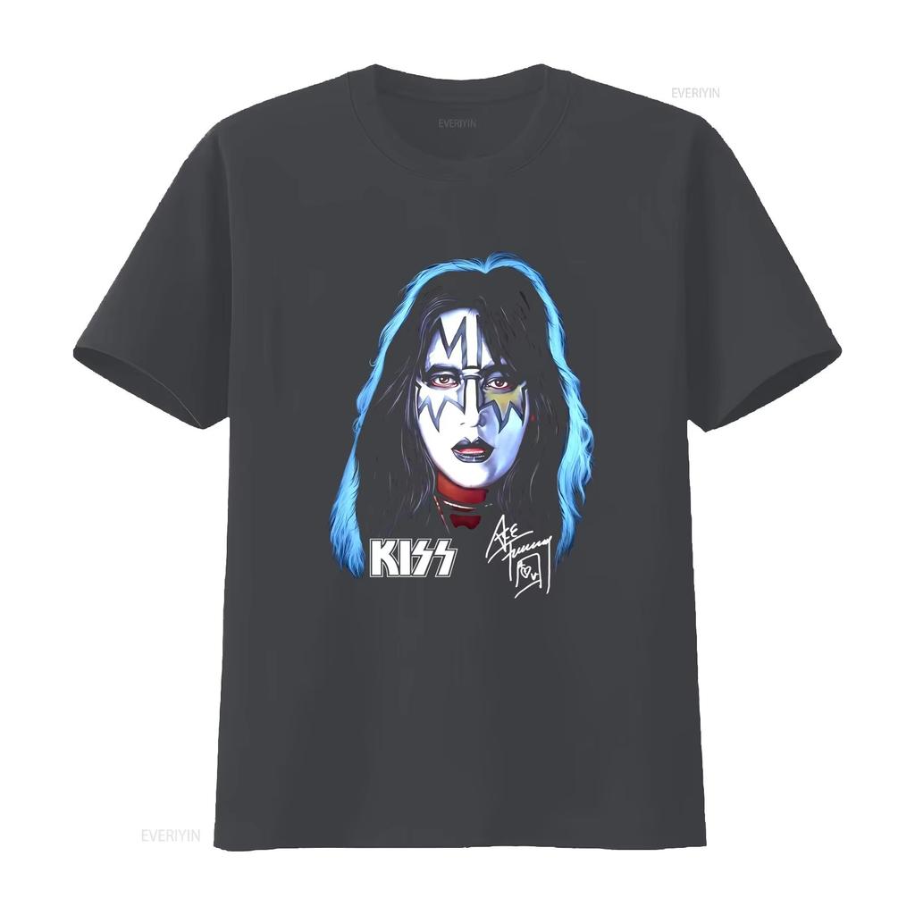 Kiss Ace Frehley 1978 Solo Album Retro T Shirt Size S 4XL Rock Band IK431 Vintage Top for Everyday Wear Unisex
