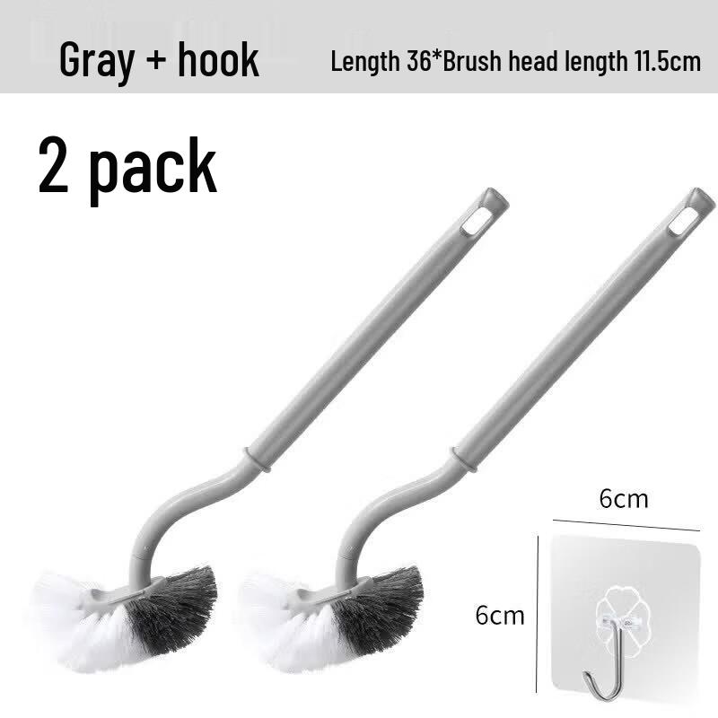 LIEI Wall-Mounted Soft-Bristle Toilet Brush