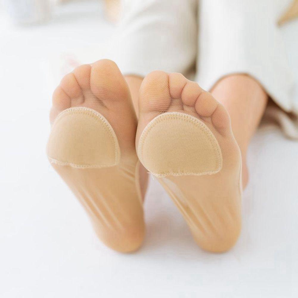 

Pad Ice Silk Non-slip Sock Silicone Invisible Socks Women Sock Slippers Boat Socks Ultra-thin Socks