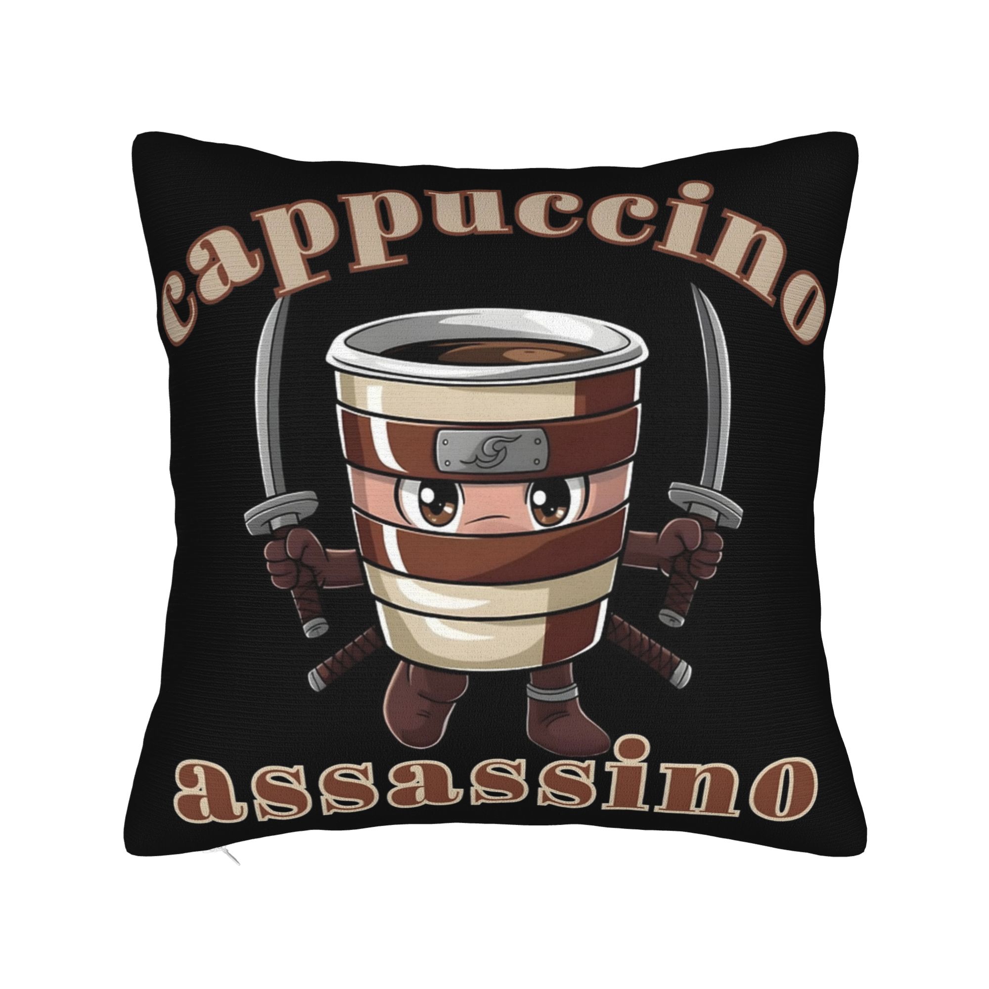 

Types of Italian Brainrot Meme Character Pillowcase Printed Cushion Cover Decorative Pillow Case Cover Bed Square 45X45cm 30x30cm 12x12in