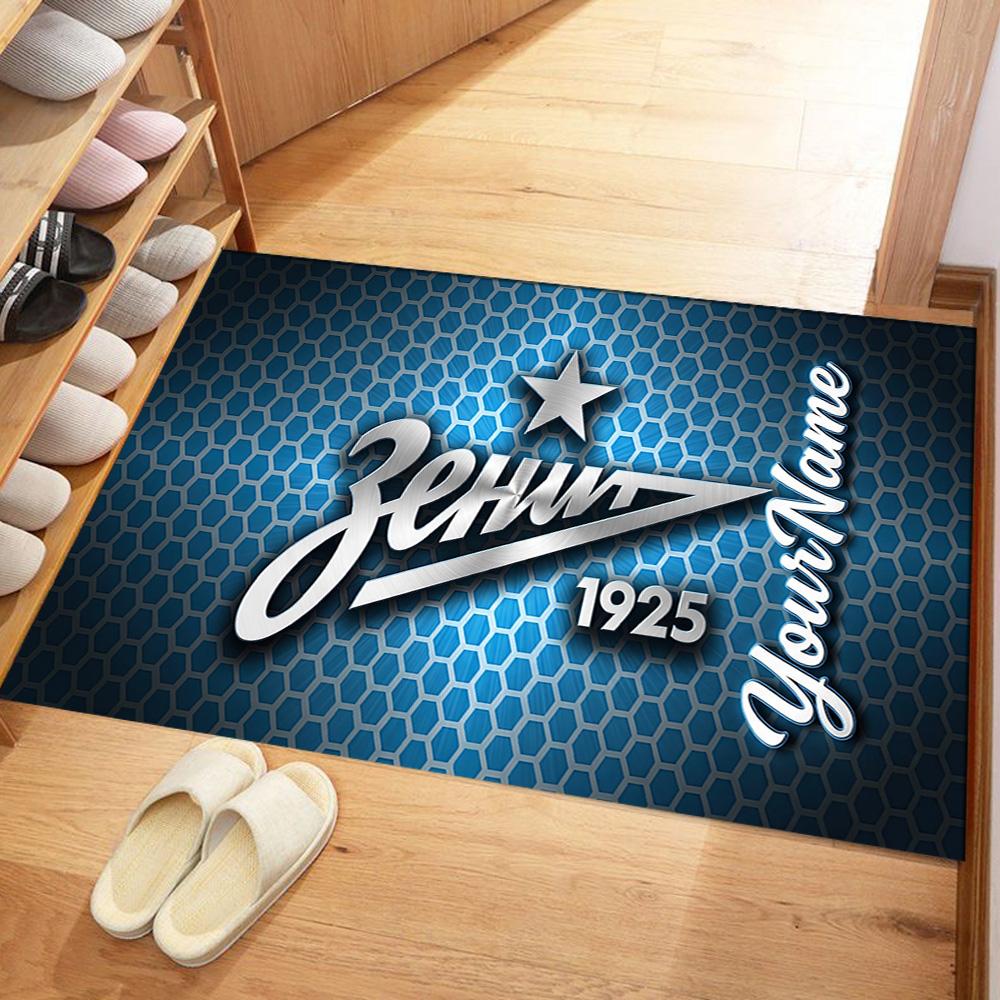 Fc Zenit Saint‑petersburg 55 Customizable Name Carpet Perfect for Game Room Dining Room Bedrooms Balcony Antislip Carpet Anime Office Decor