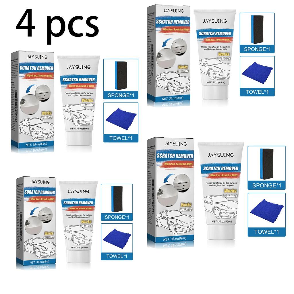Jaysuing Car Scratch Repair Paste Car Scratch Repair Paint Touch-Up Polishing and Renovation Maintenance Cream 1 set
