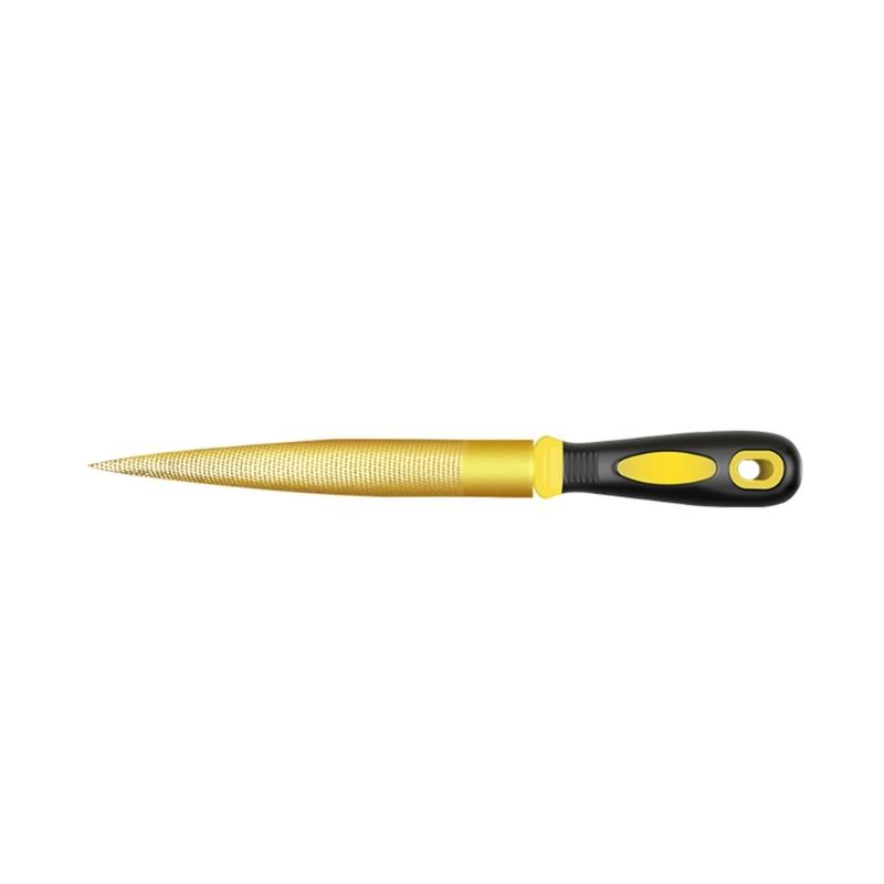 Ergonomic Handle Wood File Woodworking Carving Tapered Rasp for Comfortable Use in Home Craft Projects and Wood Shaping