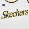 Skechers Basketball Series Logo Letter Versatile Soft Knitted Vest Men Tops Bright-White P424M095-0019