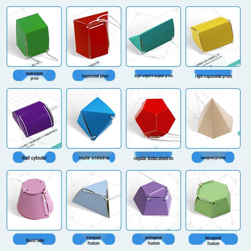 DIY 3D Geometry Book: Handcrafted Models for Elementary Math & Spatial Thinking