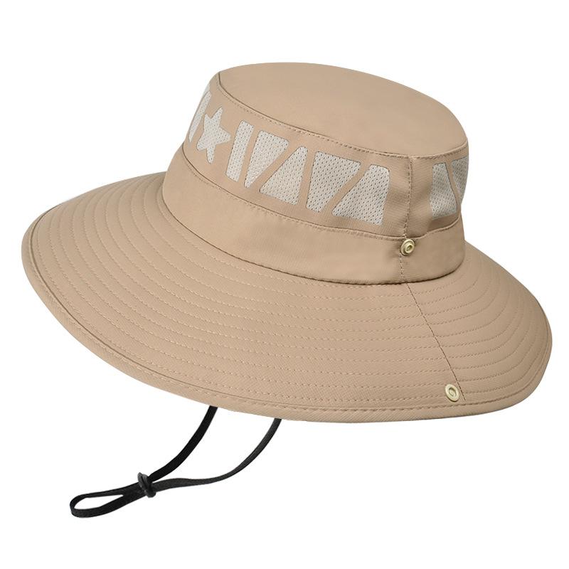 9239 new spring and summer bucket hat outdoor big eaves sun hat men's mountaineering fishing hat women