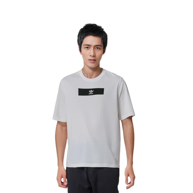 Adidas Originals T Shirts Men's Crew Neck Moderate Straight Fit DV2017