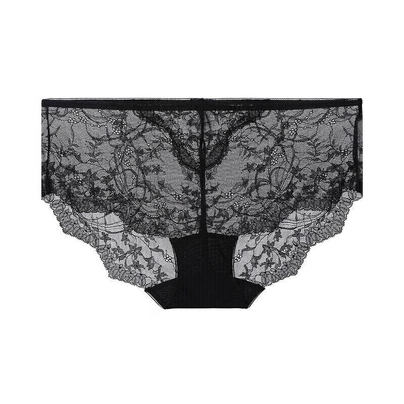 Aimer Women's Sexy Lace Mid-Rise Boy Shorts AM237541