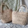 Kids Straw Purses And Handbags Cute Rattan Handmade Woven Baby Girls Beach Top-Handle Hand Bag Tote