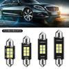 1/2PCS Super Bright C10W C5W LED Bulb Festoon 31/36/39/41mm LED CANBUS 1200LM 12V 6500K Car Interior Dome License Plate Light