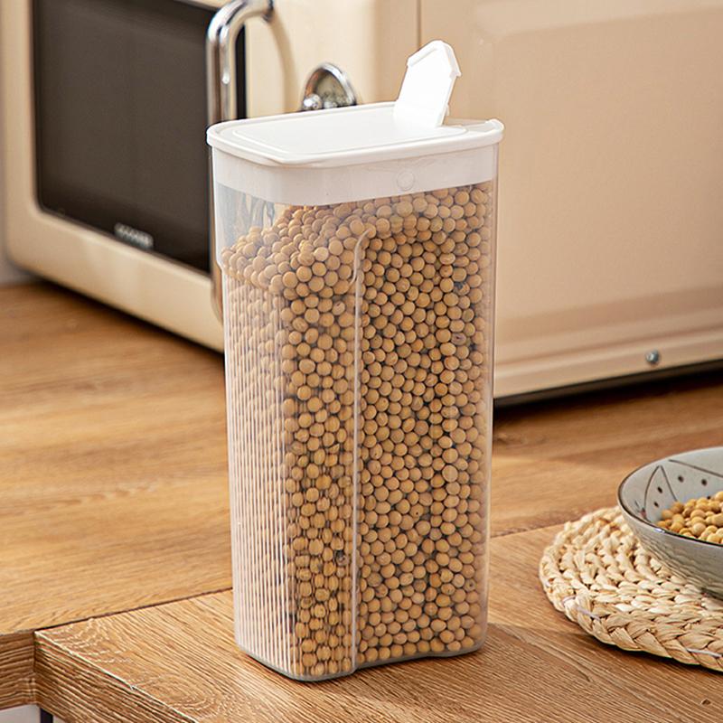 Food Grade PP Storage Box Sealed Grain Rice Container Organizer Moisture-Proof Fresh-keeping Tank Jars Kitchen Accessories