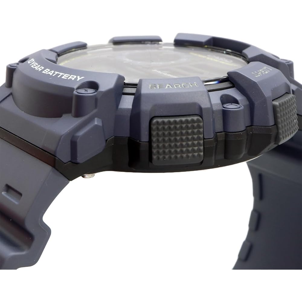 Casio WS-1500H-2AV Digital Men's Fishing and Moon Data Display Watch Grayish Navy Overseas Model