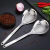 Household Dumplings Ladle Long Handle Pepper Colander Heavy Duty Food Strainer Spoon for Frying & Cooking