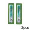 2Pcs Mini Travel Toothbrush With Toothpaste Fresh Breath Disposable Dental Floss Independent Packaging Oral Hygiene Care Tools