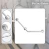 Shower Grab Bar Handicap Handle Glow In The Dark Rings Anti Slip Grip Security Support