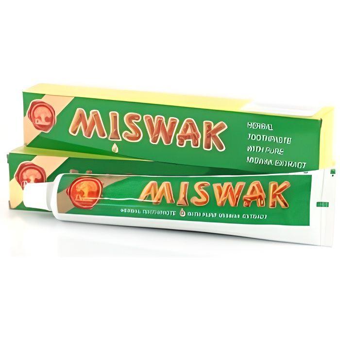 Dentifrice - Miswak - Tube 50gr - Vegan - Pour Adultes - Hygiène Dentaire