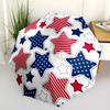 American Flag Fashionable Automatic Opening/Closing Folding Umbrella. Portable and Foldable, Ideal for Gift, Travel, and Daily Use.
