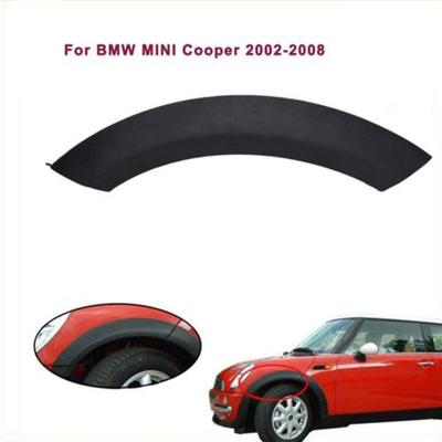 Pro BMW Mini Cooper 02-08 Lišta podběhu Blatník na kapotě Vpředu vlevo Matná černá
