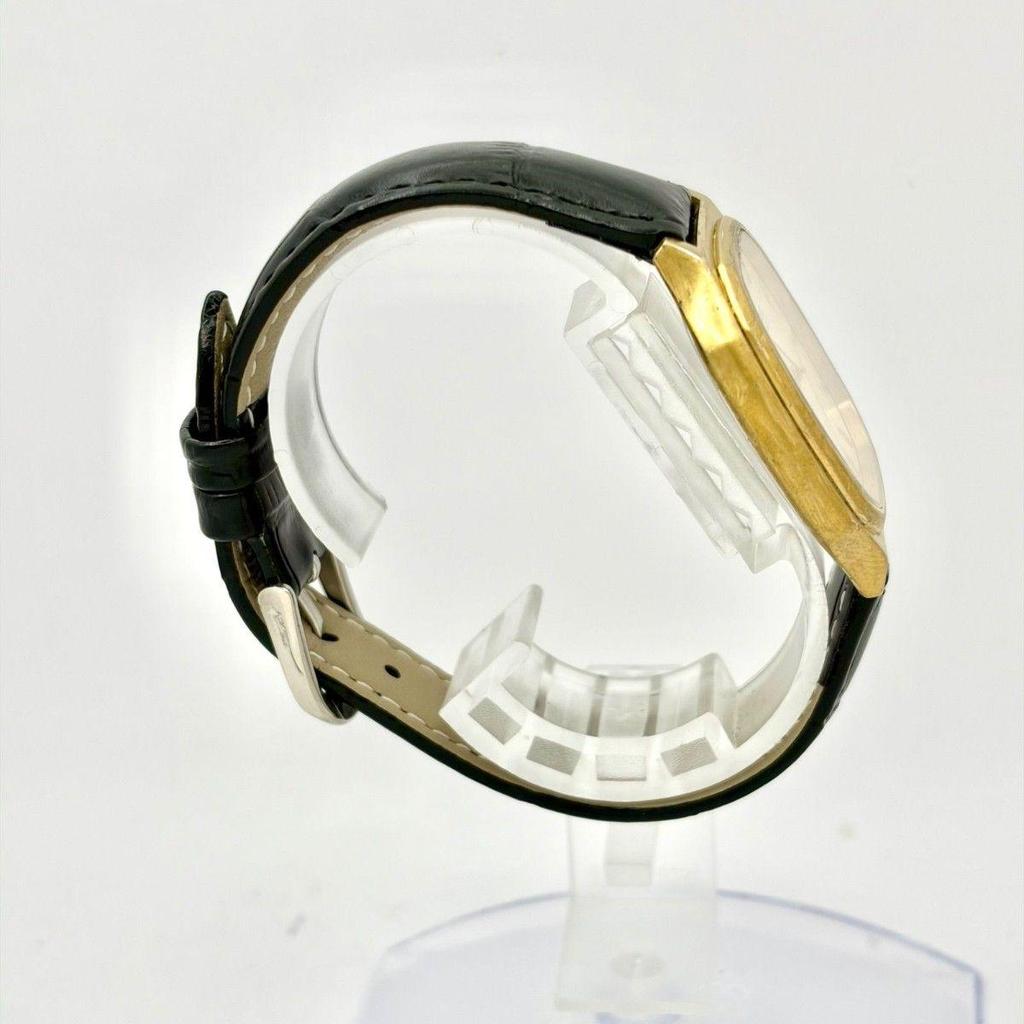 Used [New Battery] SEIKO Men's Watch Gold Octagon 5931-5210 060317 New Belt