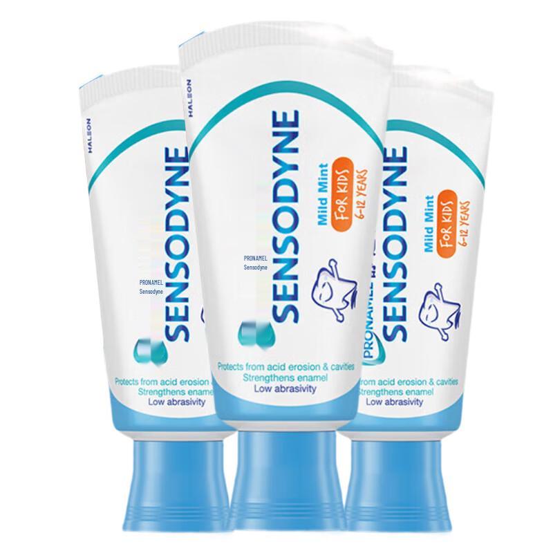 Зубная паста Sensodyne ProNamel для детей, Мятная, 3x65 г