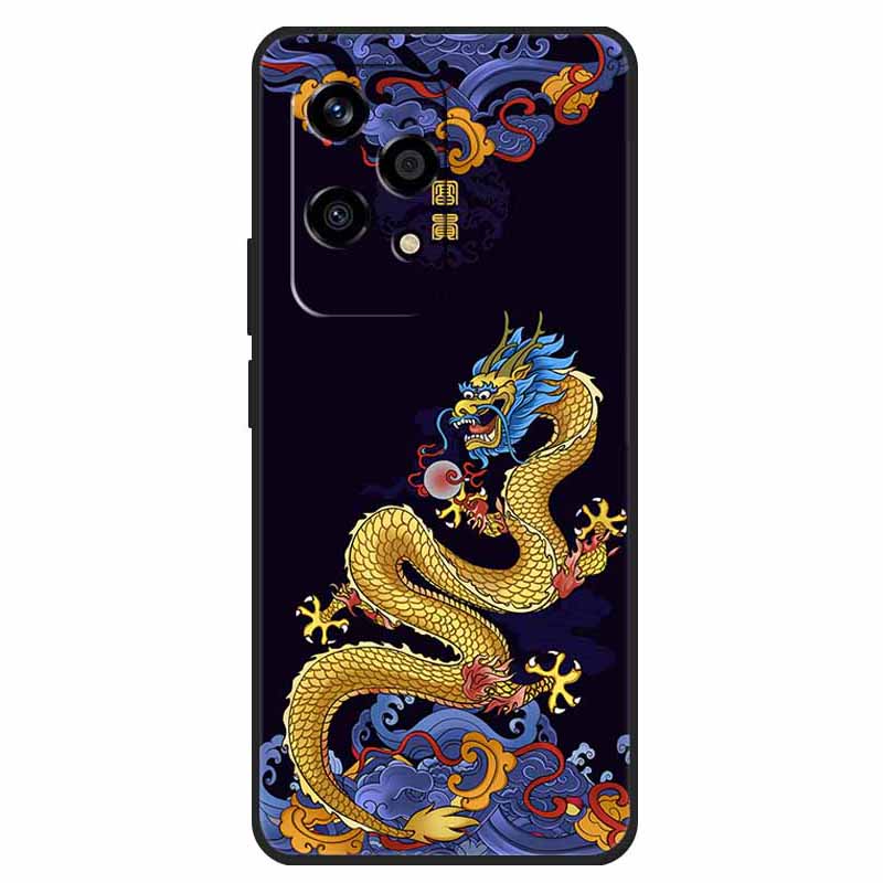 Etui na Honor 200 Lite Wzór Drukowany TPU Odporny na Wstrząsy Pokrowiec na Telefon