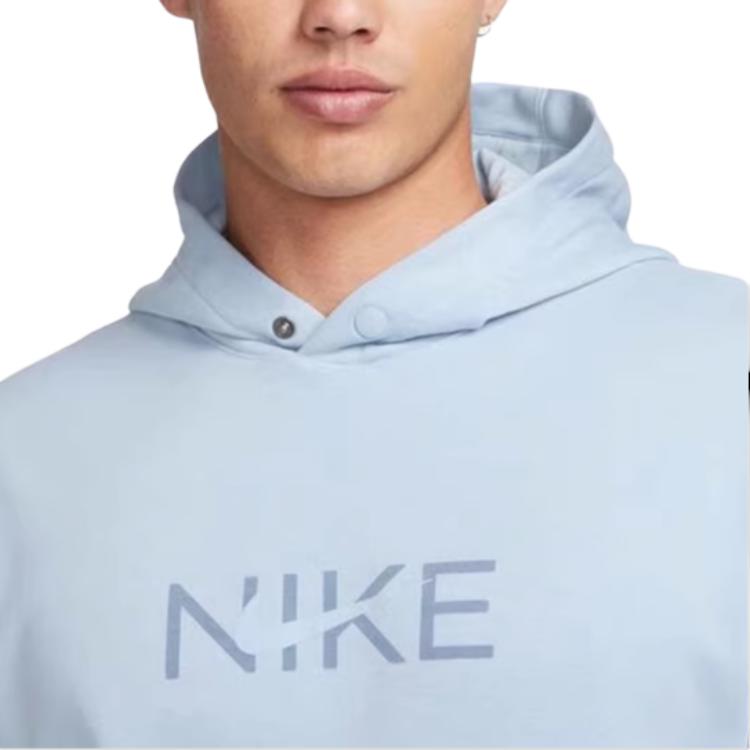 New Nike Sweatshirt Men's Light Blue FZ4765-440