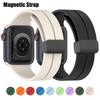 Magnetic Strap For Apple Watch Ultra Band 49mm 45 Mm Silicone Bracelet iWatch Series 7 8 Se 6 5 3 44mm 45mm 40mm 41mm 42mm 38mm