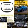 Steering Wheel Frame Trim Ring Carbon Fiber For Jeep 2014-21 Grand Cherokee SRT8