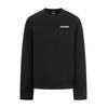 Herren Langarm T-Shirt Grafischer Buchstabenaufdruck Baumwolle Lässig Streetwear Rundhalsausschnitt Lockerer Schnitt 320g Schwergewicht