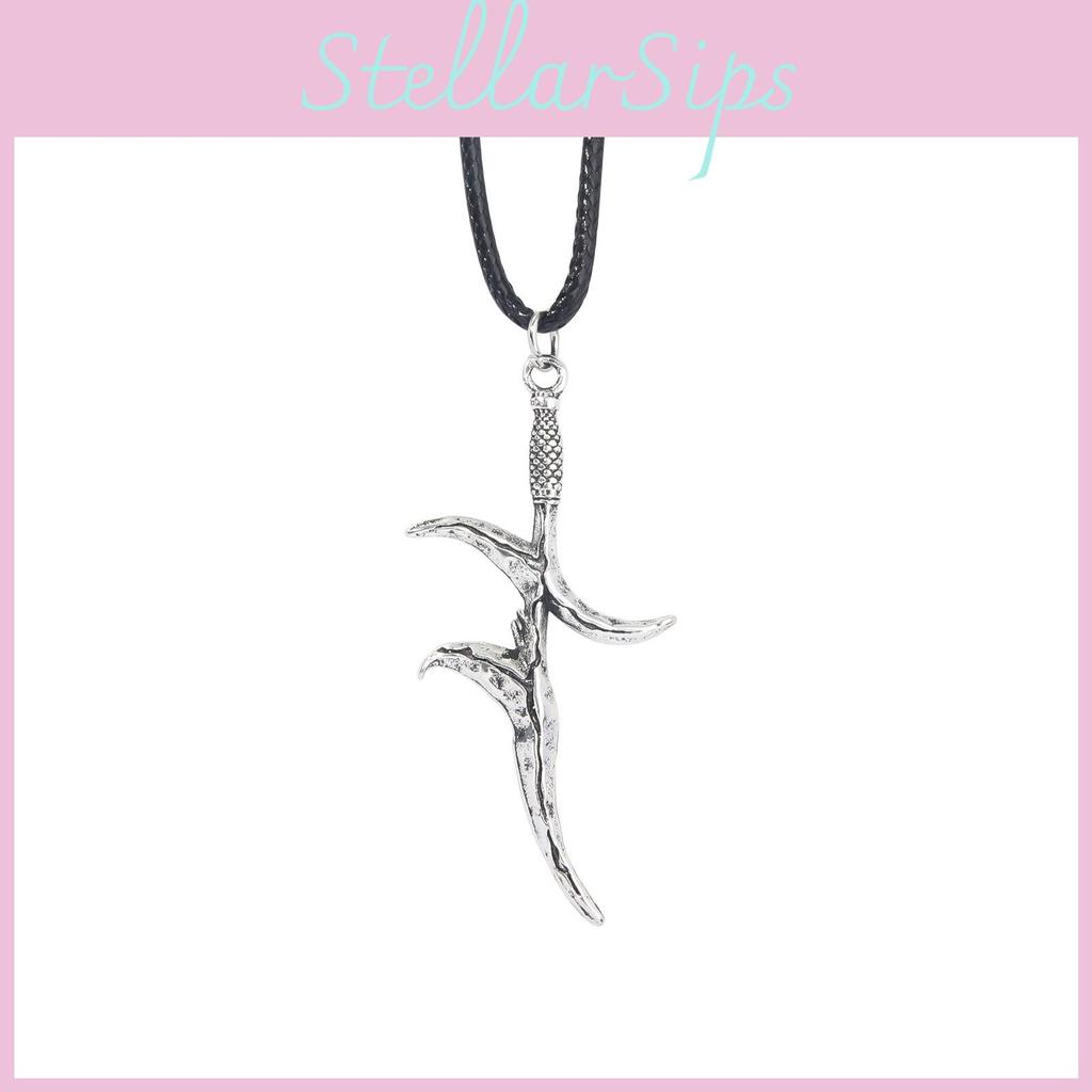 Elden Ring Melina Black Blade Pendant Metal Weapon Model Retro Charm For Fans