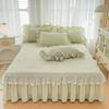 Solid Color Skin-friendly Bed Skirt Single Piece Four-season Universal Dust Cover Cover Ugly Bed Skirt, No Pillowcase