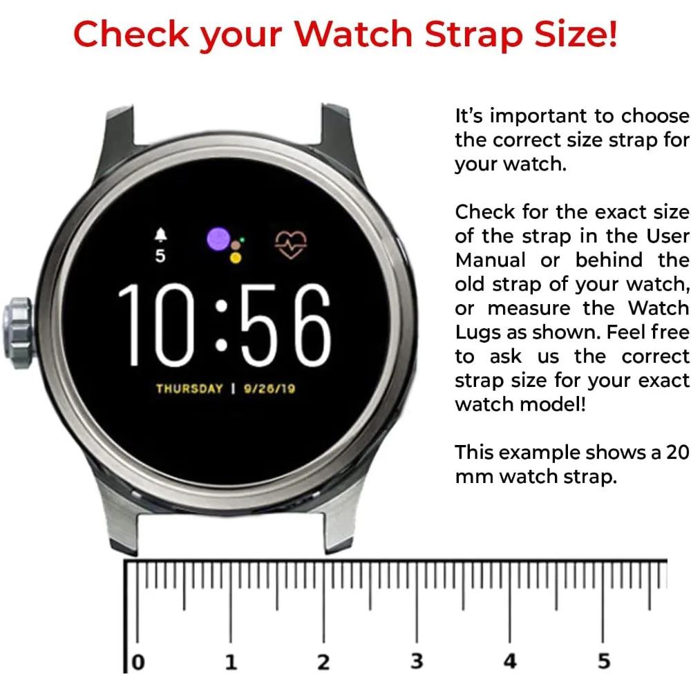 Nylonband för Samsung Galaxy Watch7 6 5 4 40mm 44mm Classic/Active/Gear S3 Frontier 18 20 22mm Sport Loop-rem Amazfit GTS 3 4