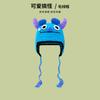 Cute funny handmade hat female autumn and winter cartoon monster Shrek wool hat personalized versatile knitted pullover