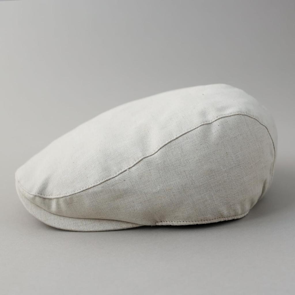 Reck Hatter Leinen Jagd und Medium Herrenkappe, Größen Frühling, Sommer, Herbst, RH-407, Elfenbein,