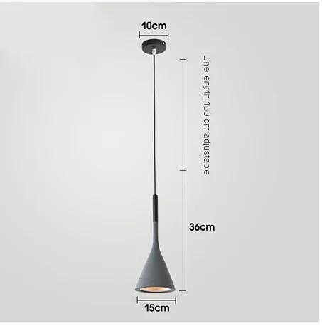 Modern Led Pendant Lights Multicolor E27 for Kitchen Fixtures Indoor Bedroom Dining Room Hanging Lamp Lampshade Home Chandeliers