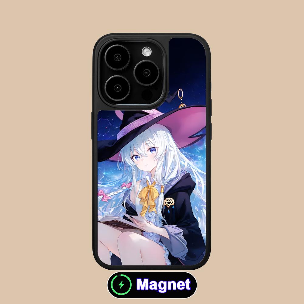 

Wandering Witch Elaina Matte Surface Magsafe Mobile Phone Case for iPhone 17 16 15 14 13 12 11 Air Pro Max Plus Colorful Cover iPhone 11