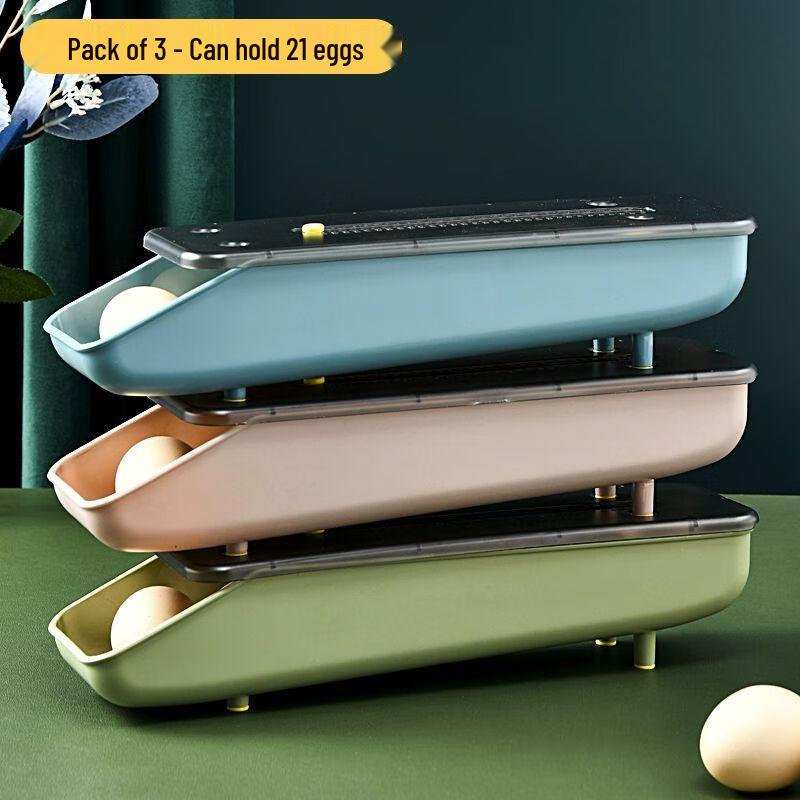 Automatic Rolling Egg Dispenser for Refrigerator