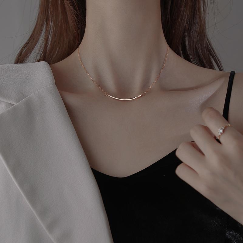 

Высококачественное ожерелье, легкая роскошная нишевая подвеска, год, женская цепочка на ключицу