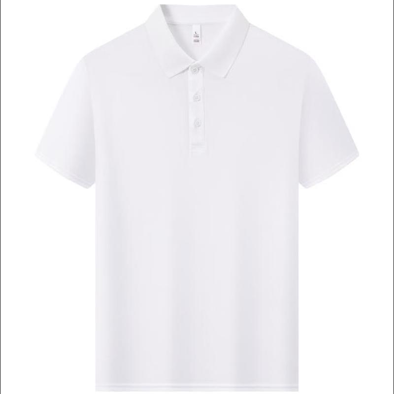 Qidingbao Solid Ice Silk Polo Shirt 3XL